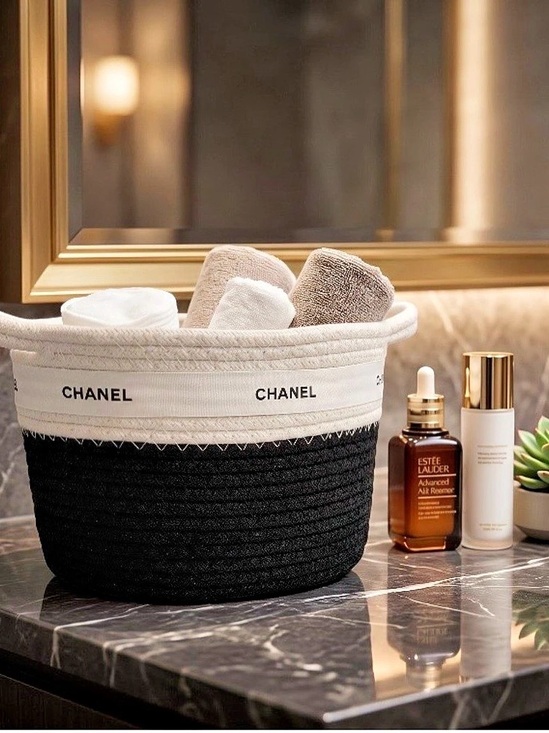 CHANEL Other - Chanel Black & White Basket
